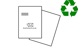 Kuvertiertes Recycling Mailing C4